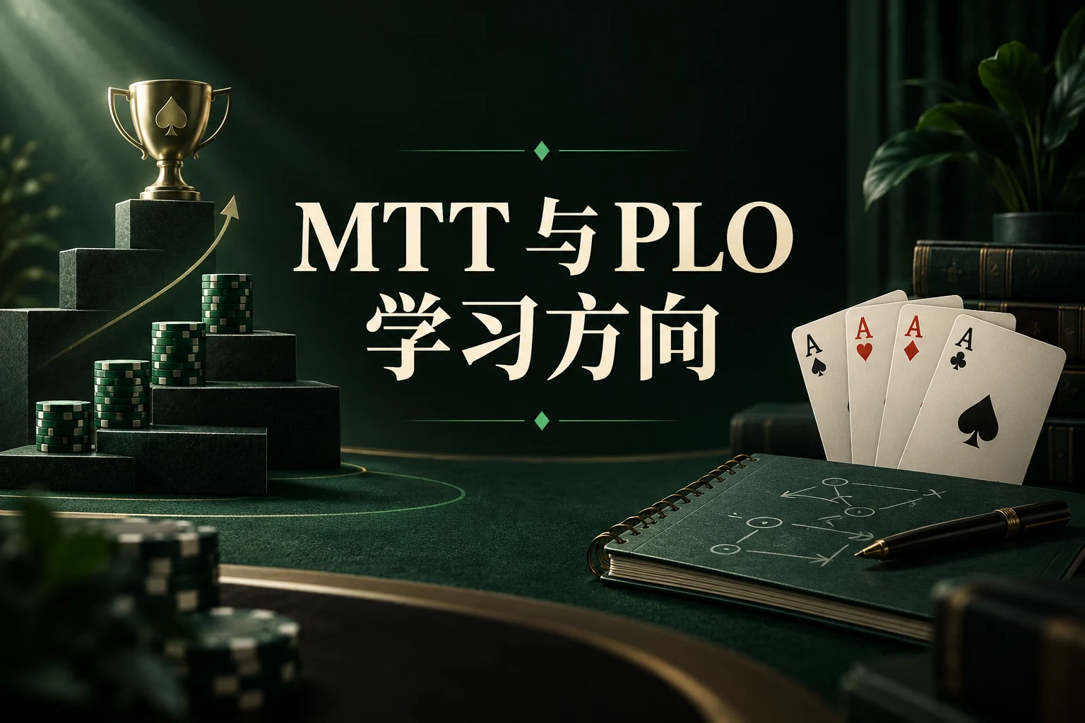 MTT 与 PLO 课程选择：先区分赛制和牌种