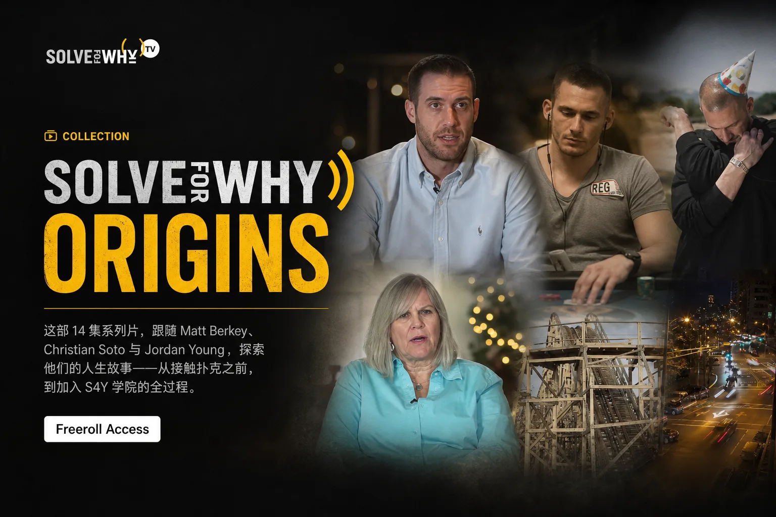 SOLVE FOR WHY Origins — 14集扑克哲学纪录片系列