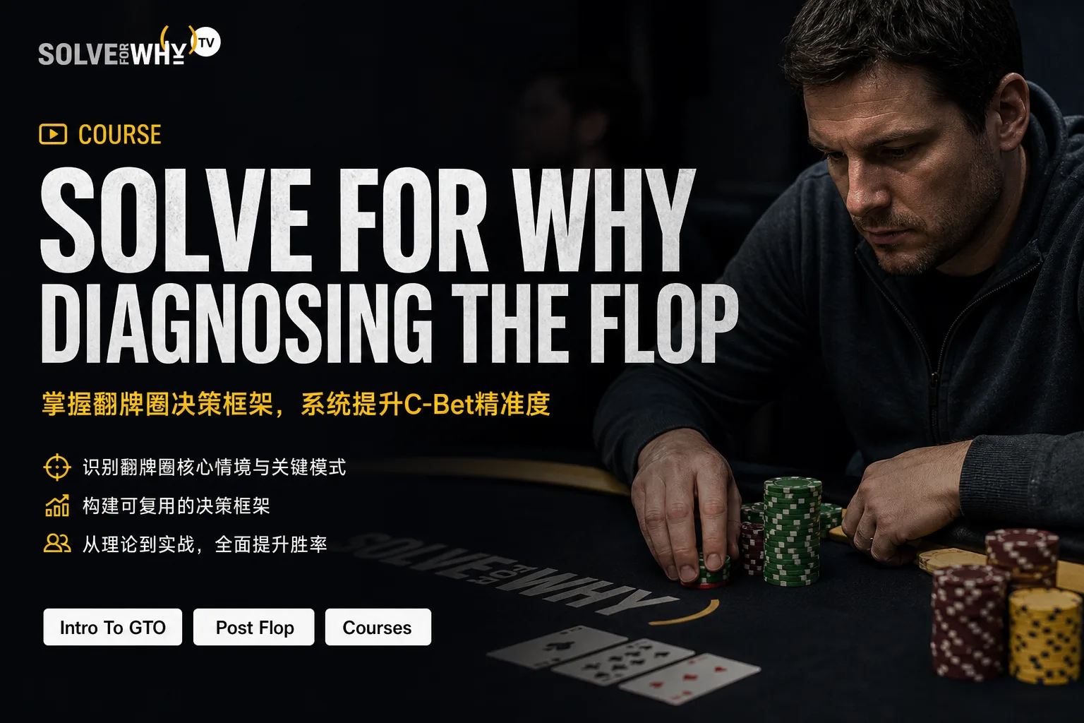 Solve For Why 翻牌诊断:持续下注策略体系课