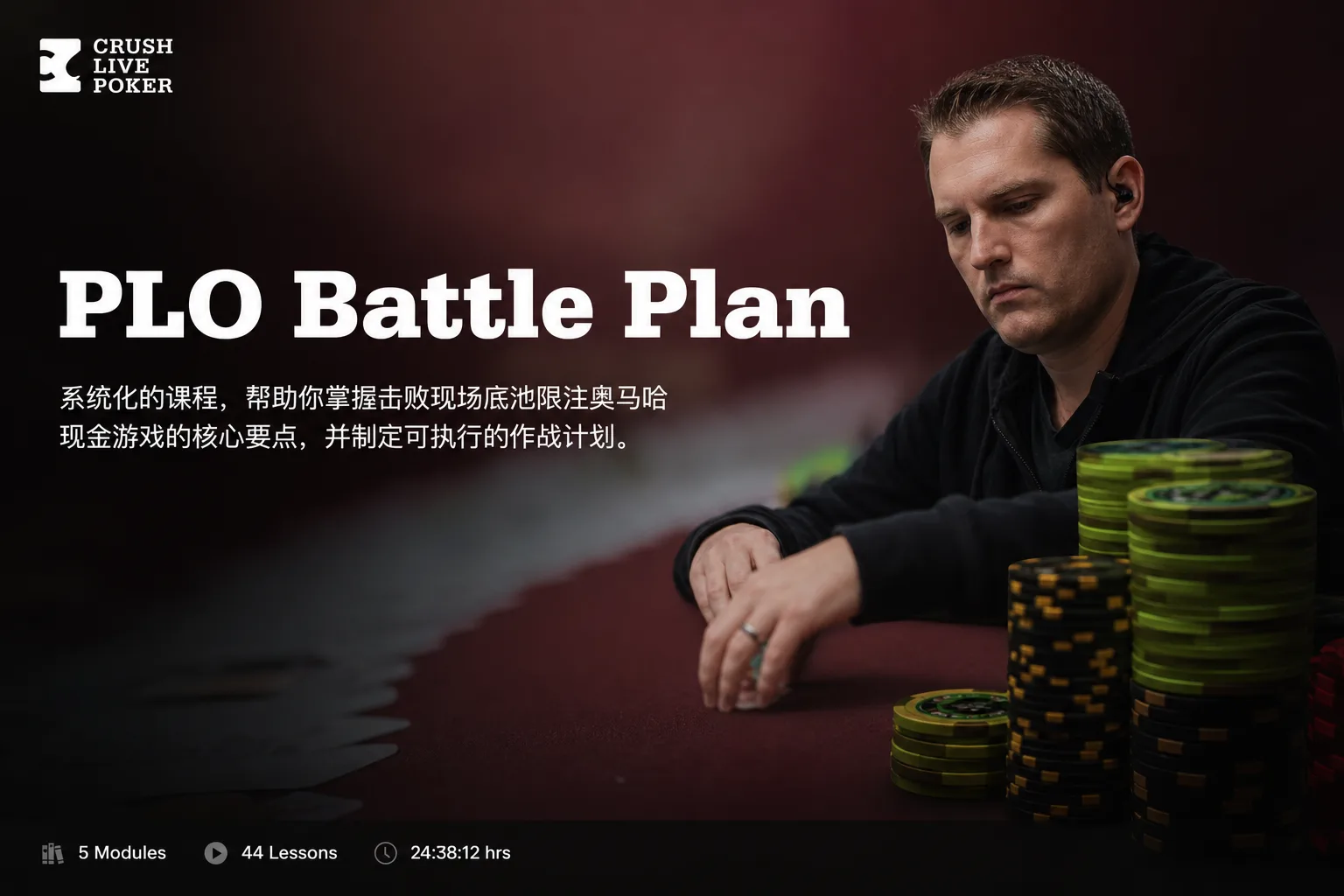 PLO Battle Plan — Ryan Terpstra 的现场底池限注奥马哈实战体系课