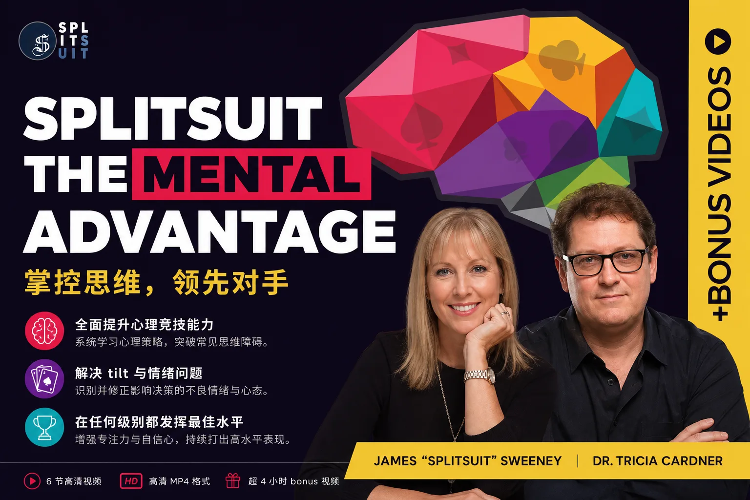 SplitSuit The Mental Advantage — 扑克心理博弈系统课