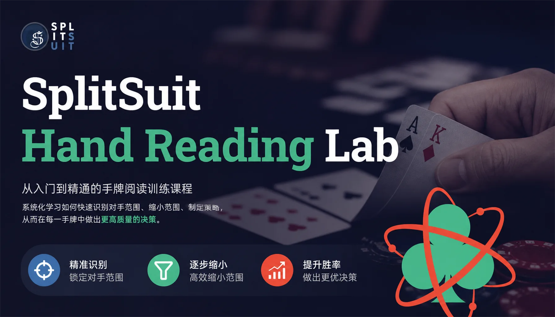 SplitSuit 手牌阅读实验室 — 现金局范围判读系统课