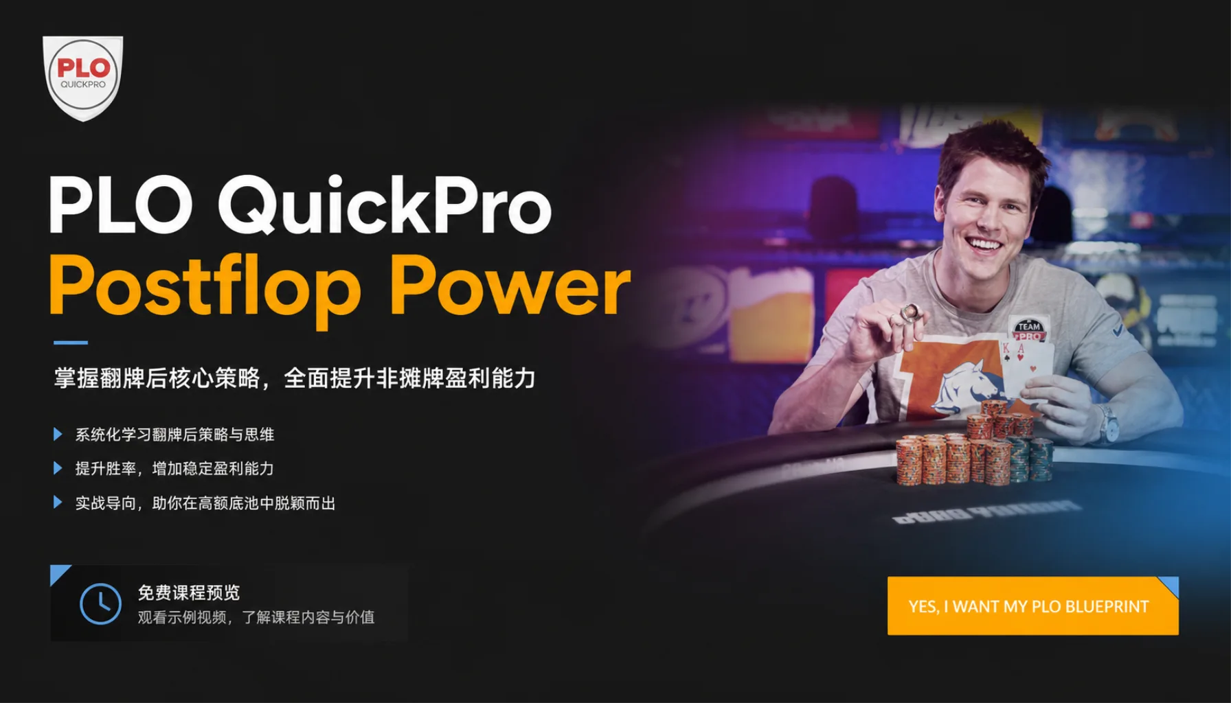 PLO QuickPro Postflop Power — 高阶翻后决策体系