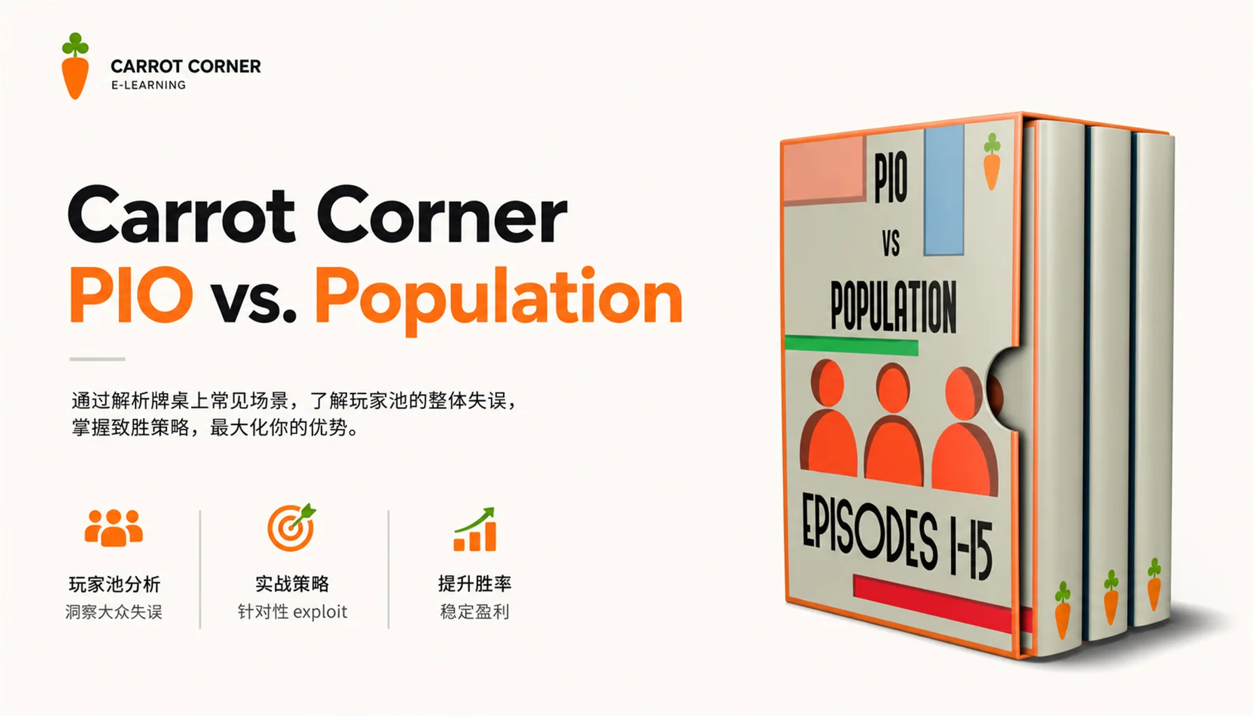 Carrot Corner PIO vs. Population:Solver策略与真实玩家倾向对比训练