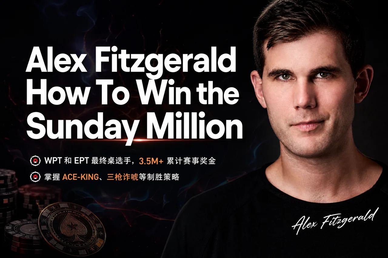 Alex Fitzgerald 大型锦标赛制胜课程:Sunday Million 夺冠攻略