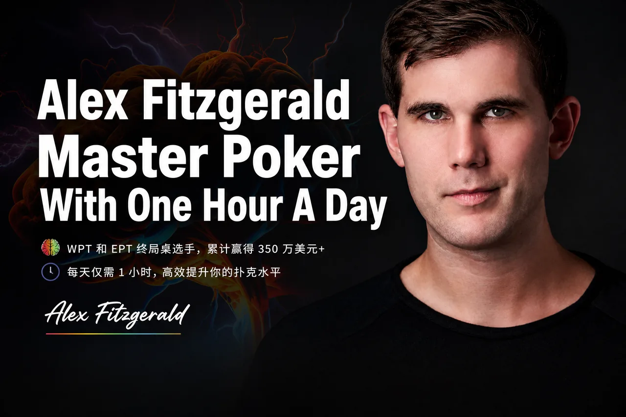 Alex Fitzgerald Master Poker With One Hour A Day