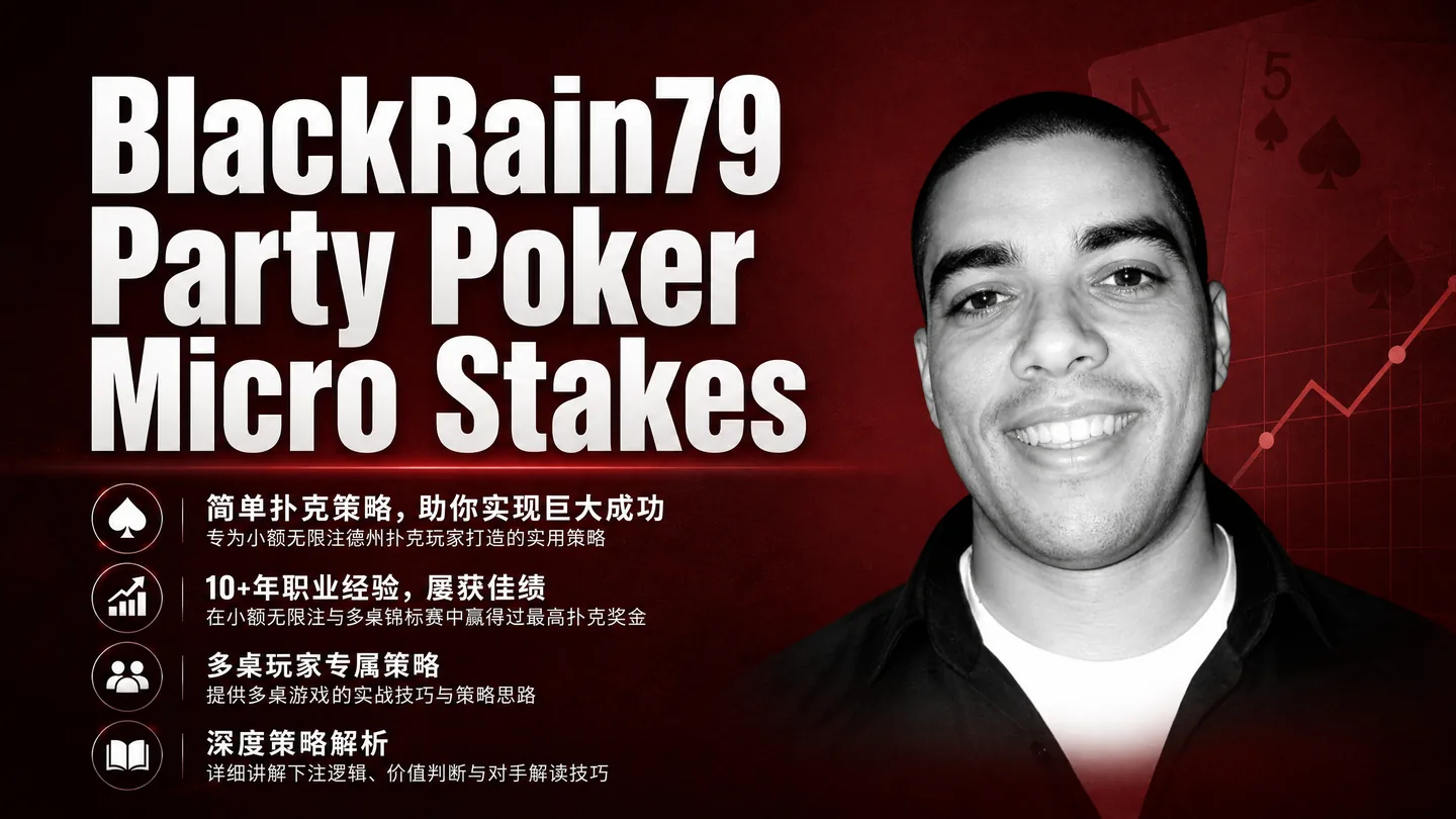 BlackRain79 Party Poker 微注额实战系列