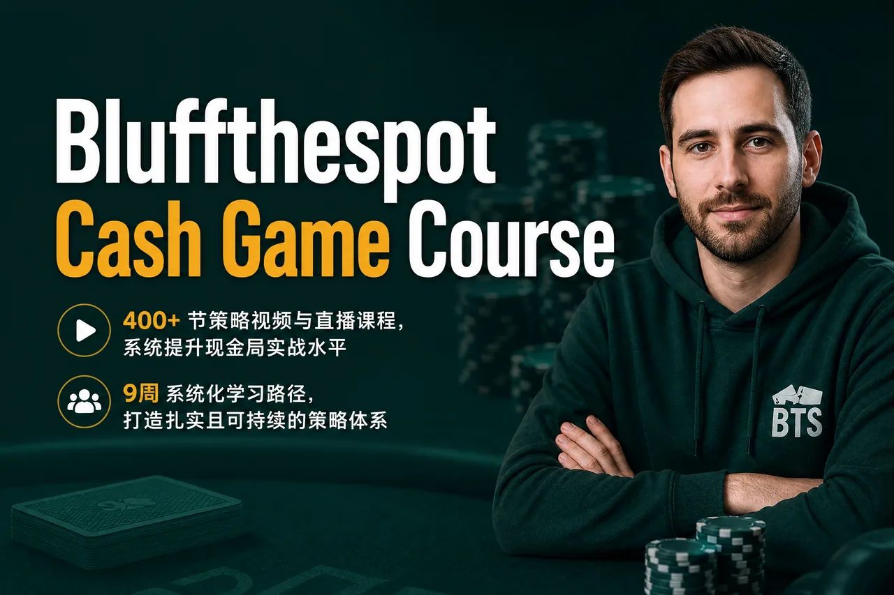 BluffTheSpot 现金局全能训练课程
