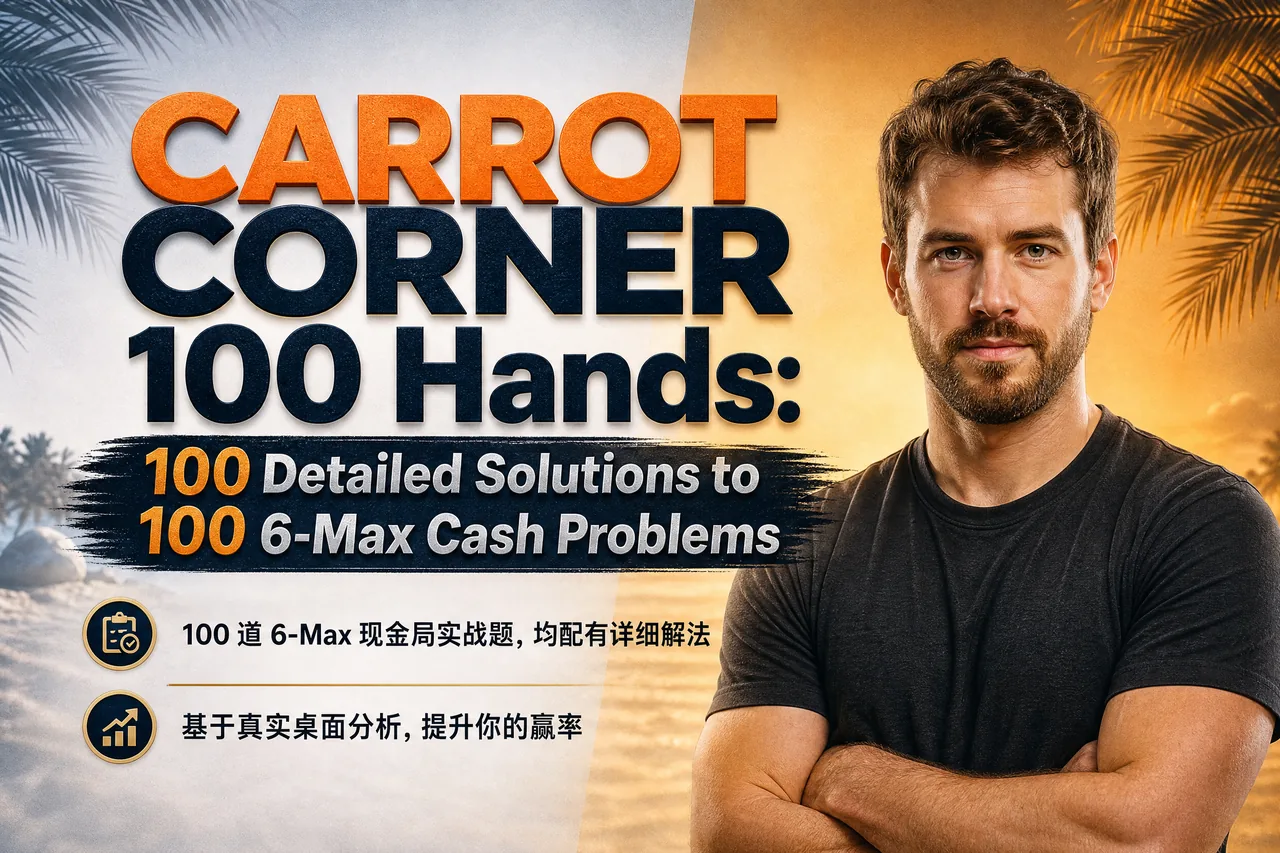 Carrot Corner 100 Hands — 6-Max 现金局深度手牌解析