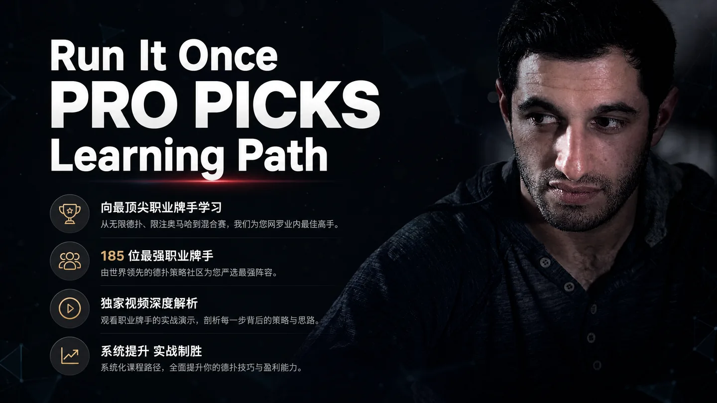 Run It Once PRO PICKS 精选学习路径