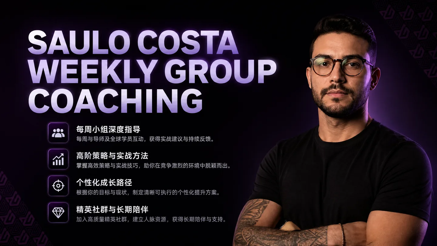 Saulo Costa 每周小组辅导课程 — 高级NLHE翻后实战训练