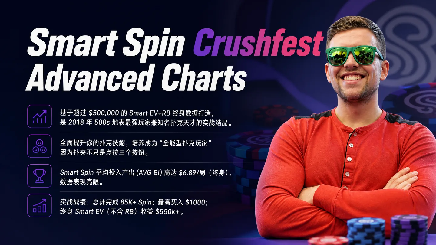 Smart Spin Crushfest 高级图表集:Spin & Go 全位置策略速查工具